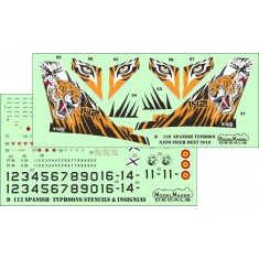 1/72 Spanish Typhoon NATO Tiger Meet 2018 Decals