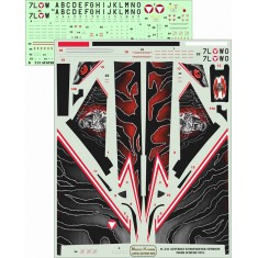 1/72 Austrian Eurofighter Typhoon Tiger Scheme 2024 Decals