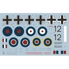 1/32 Captured Bf 109 E-4/B W.Nr 4101 Decals (Captured Emil #2)