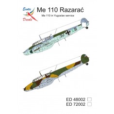 1/48 Me 110 Razarac in Yugoslav service (decal)