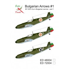 1/48 Bulgarian Arrows #1 - Bf 109 E-3a in Bulgarian service - part 1 (decal)