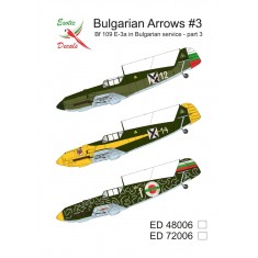 1/48 Bulgarian Arrows #3 - Bf 109 E-3a in Bulgarian service - part 3 (decal)