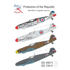 1/48 Protectors of the Republic - Me 109G in Yugoslav service (decal)