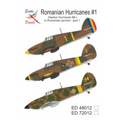 1/48 Romanian Hurricanes #1 - Hawker Hurricane Mk.I in Romanian service - part 1 (decal)