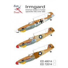 1/48 Irmgard - American Gustav in Tunisia - captured Me 109G-2 W.Nr.10605 (decal)