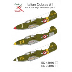 1/48 Italian Cobras #1 - Bell P-39 in Regia Aeronautica - part 1 (decal)
