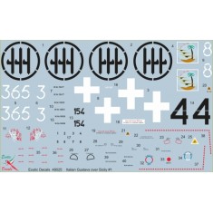 1/48 Italian Gustavs Over Sicily #1 - Bf 109G In Regia Aeronautica [Exotic Decals]