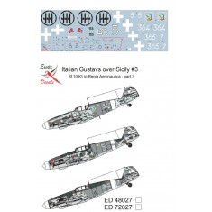 1/48 Italian Gustavs over Sicily #3 - Bf 109G in Regia Aeronautica part 3 (decal)
