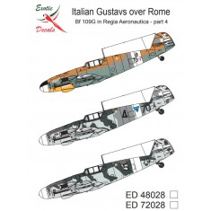 1/48 Italian Gustavs over Rome - Bf 109G in Regia Aeronautica part 4 (decal)