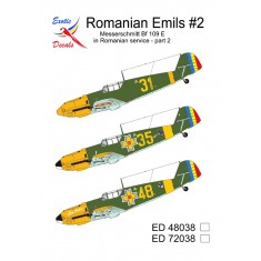 1/48 Romanian Bf 109 E Decals (Romanian Emils #2)