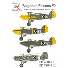 1/48 Bulgarian Avia B.534 Dogan Decals (Bulgarian Falcons #2)