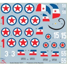 1/72 Protectors of the Republic - Me 109G in Yugoslav service (decal)