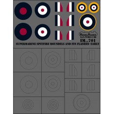 1/32 Supermarine Spitfire Roundels and Fin Flashes - EARLY (masks)
