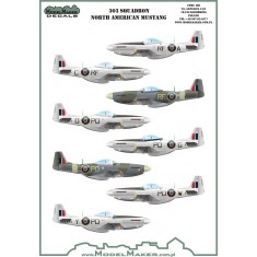 1/32 303 Squadron North Ameriacan Mustangs (mask and decal)