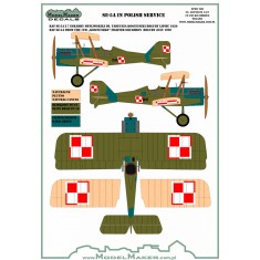 1/32 Se-5a in Polish service maski kalkomania (mask and decal)