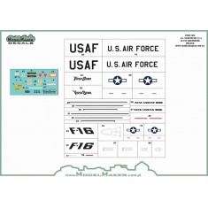 1/32 USAF F-16C Viper Demo 2024 50 Years of F-16 Masks set (mask and decal)