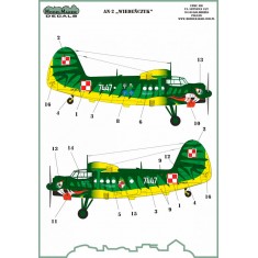 1/48 An-2 Wiedenczyk (mask and decal)