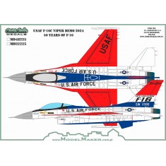 1/48 USAF F-16C Viper Demo 2024 50 Years of F-16 MASK SET (mask and decal)