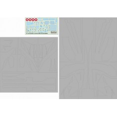 1/72 Danish F-16 800 Years of Dannebrog Masks and Decals Set