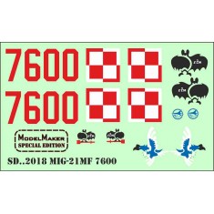 1/32 MiG-21MF Decal - 7600