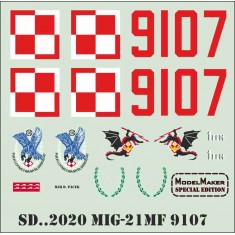 1/32 MiG-21MF Decal - 9107