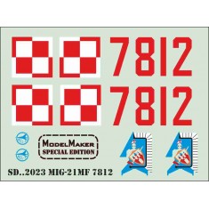 1/32 MiG-21MF Decal - ''7812''