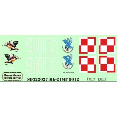 1/32 MiG-21MF Decal - ''9012''