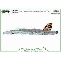 1/32 F/A-18C Switzerland Air Force, NATO Tiger Meet 2023 Decal