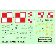 1/48 PZL37A Decal - 72.11