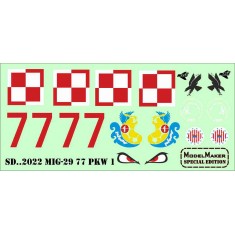 1/48 MiG-29 Decal - ''77'' PKW 1