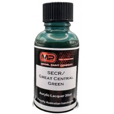 Acrylic Lacquer Paint - SECR/ Great Central Green (30ml)