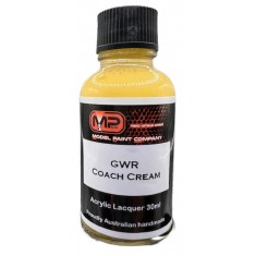 Acrylic Lacquer Paint - GWR Coach Cream (30ml)