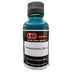 Acrylic Lacquer Paint - Monastral Blue (30ml)