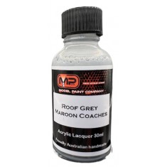 Acrylic Lacquer Paint - Roof Grey Maroon Coaches (30ml)