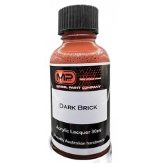 Acrylic Lacquer Paint - Dark Brick (30ml)