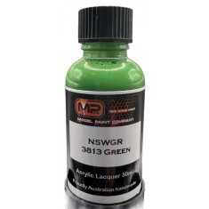 Acrylic Lacquer Paint - NSWGR 3813 Green (30ml)