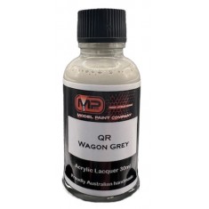 Acrylic Lacquer Paint - QR Wagon Grey (30ml)
