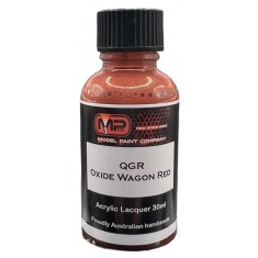 Acrylic Lacquer Paint - QGR Oxide Wagon Red (30ml)