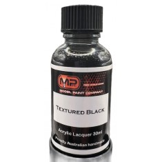 Acrylic Lacquer Paint - Textured Black (30ml)