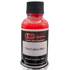 Acrylic Lacquer Paint - Textured Red (30ml)
