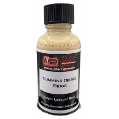 Acrylic Lacquer Paint - Cummins Diesel Beige (30ml)