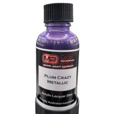 Acrylic Lacquer Paint - Plum Crazy Metallic (30ml)