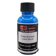 Acrylic Lacquer Paint - Ford Engine Light Blue (30ml)