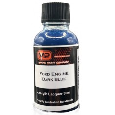 Acrylic Lacquer Paint - Ford Engine Dark Blue (30ml)