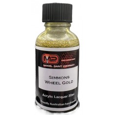 Acrylic Lacquer Paint - Simmons Wheel Gold (30ml)