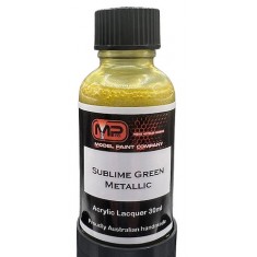 Acrylic Lacquer Paint - Sub Lime Green Metallic (30ml)