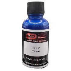Acrylic Lacquer Paint - Blue Pearl (30ml)