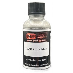 Acrylic Lacquer Paint - Dark Aluminium (30ml)