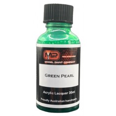 Acrylic Lacquer Paint - Green Pearl (30ml)