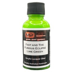 Acrylic Lacquer Paint - Fast and the Furious Eclipse Lime Green (30ml)